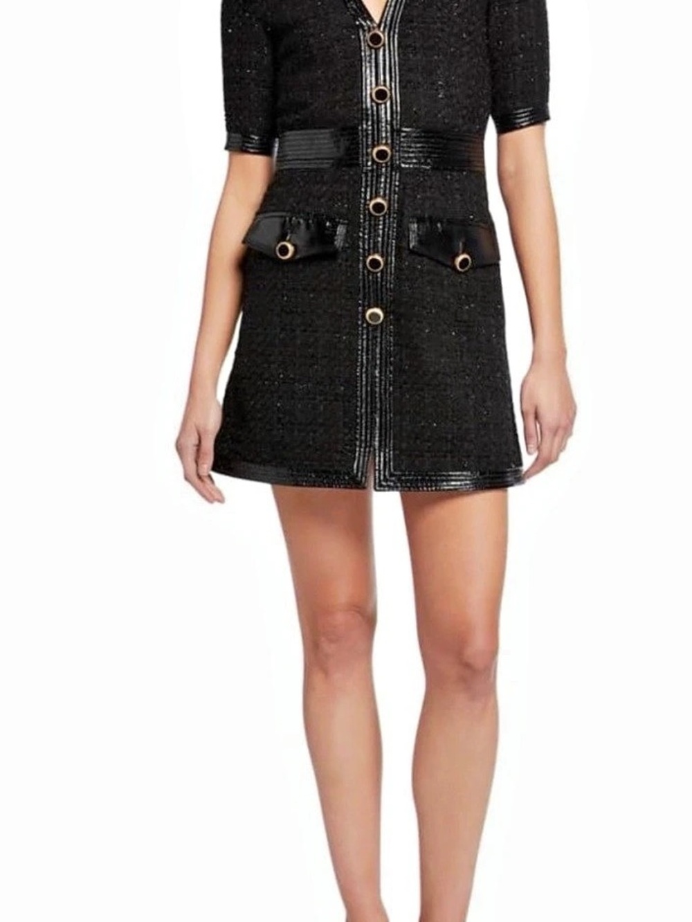 Veronica beard - Black Tweed Mini Dress Size 00 Like New